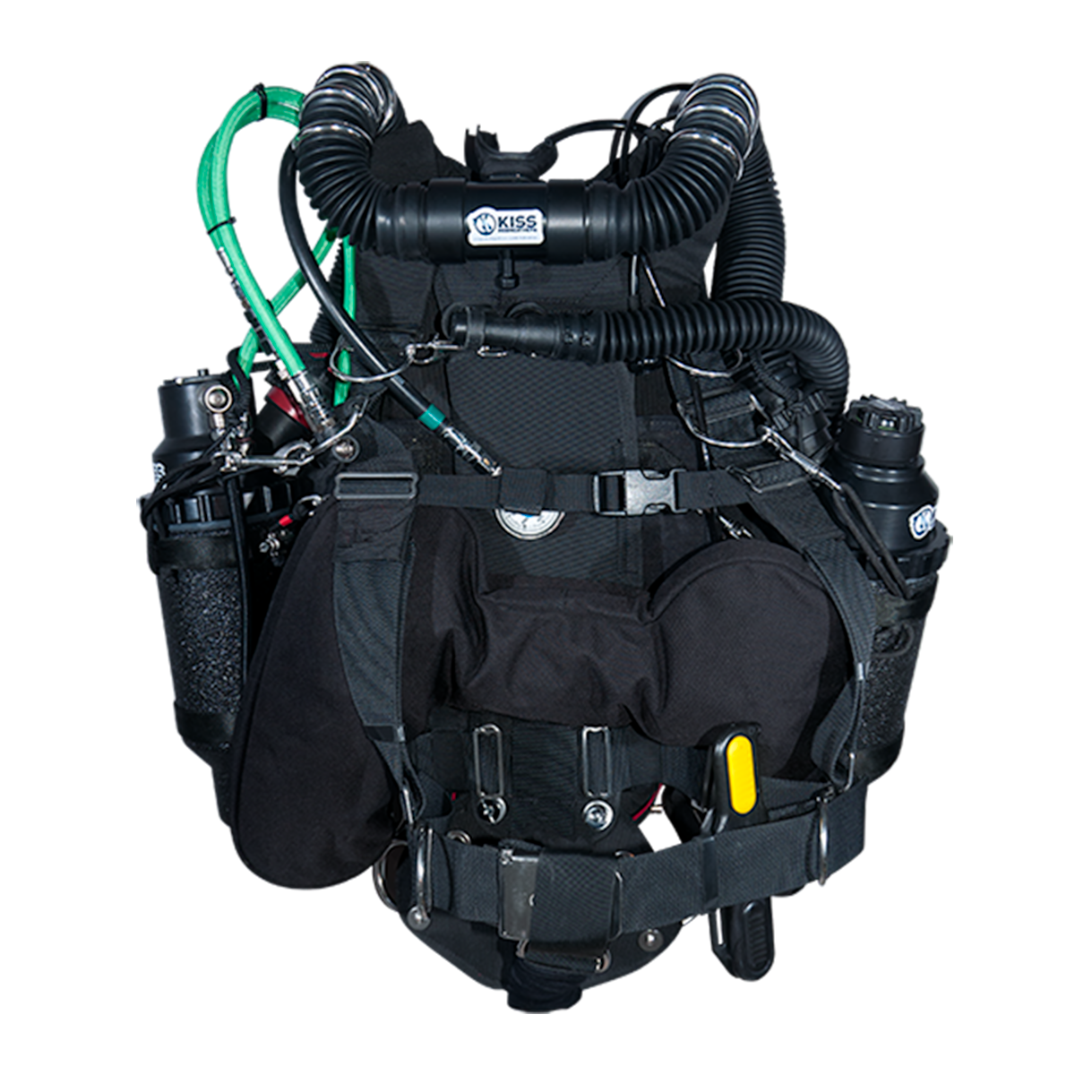 Does the Kiss Spirit Sidewinder Rebreather include a diluent/bailout cylinder?