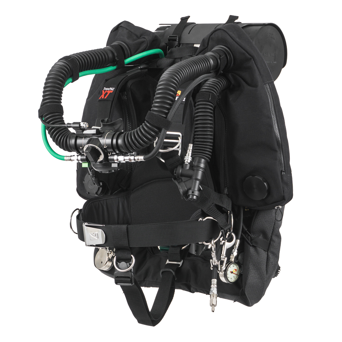What kind of scrubber does the rebreather use?