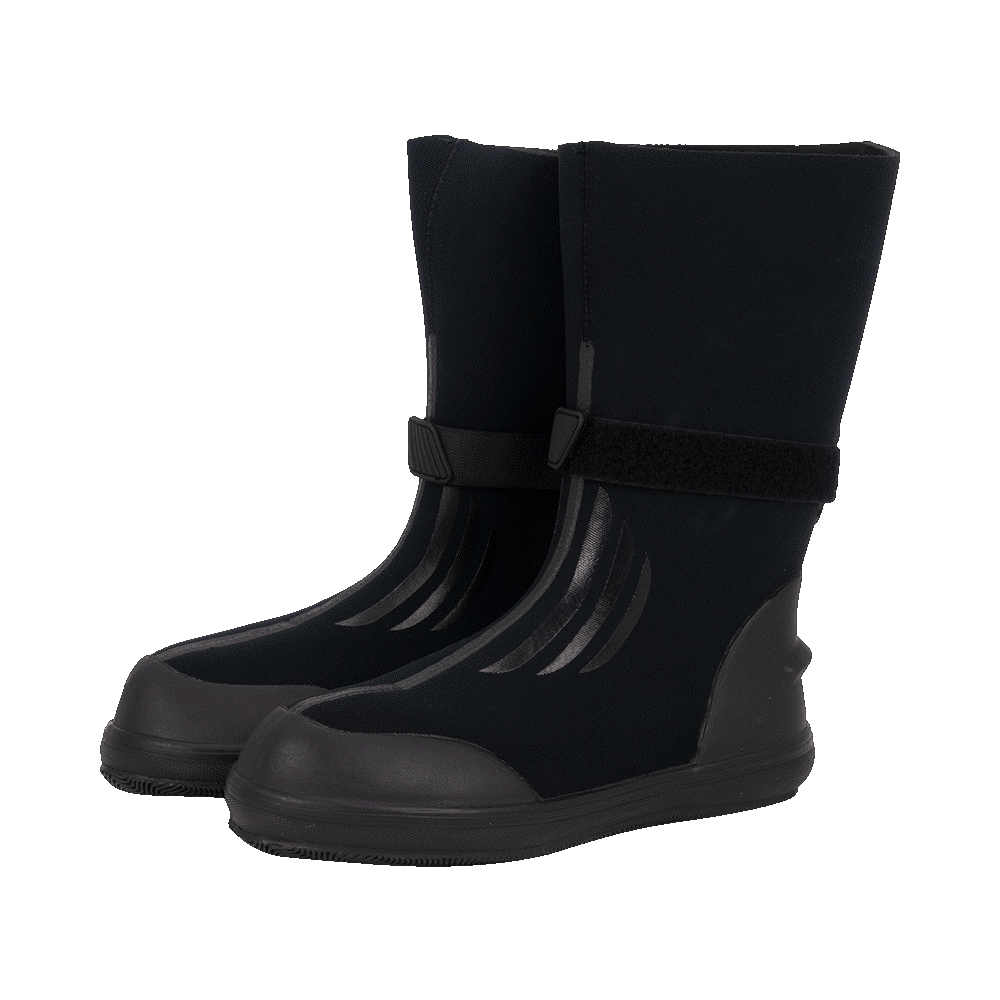 getting new boots for the wife. She is a womens size US 8.5. Does the sizing chart take into account what type of undergarment sock she would wear? Or should we measure her foot while wearing the undergarment sock and then the size chart?