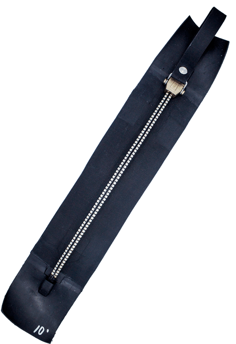 Is this zipper 100% waterproof. If I attach it to a waterproof pouch will it let water through