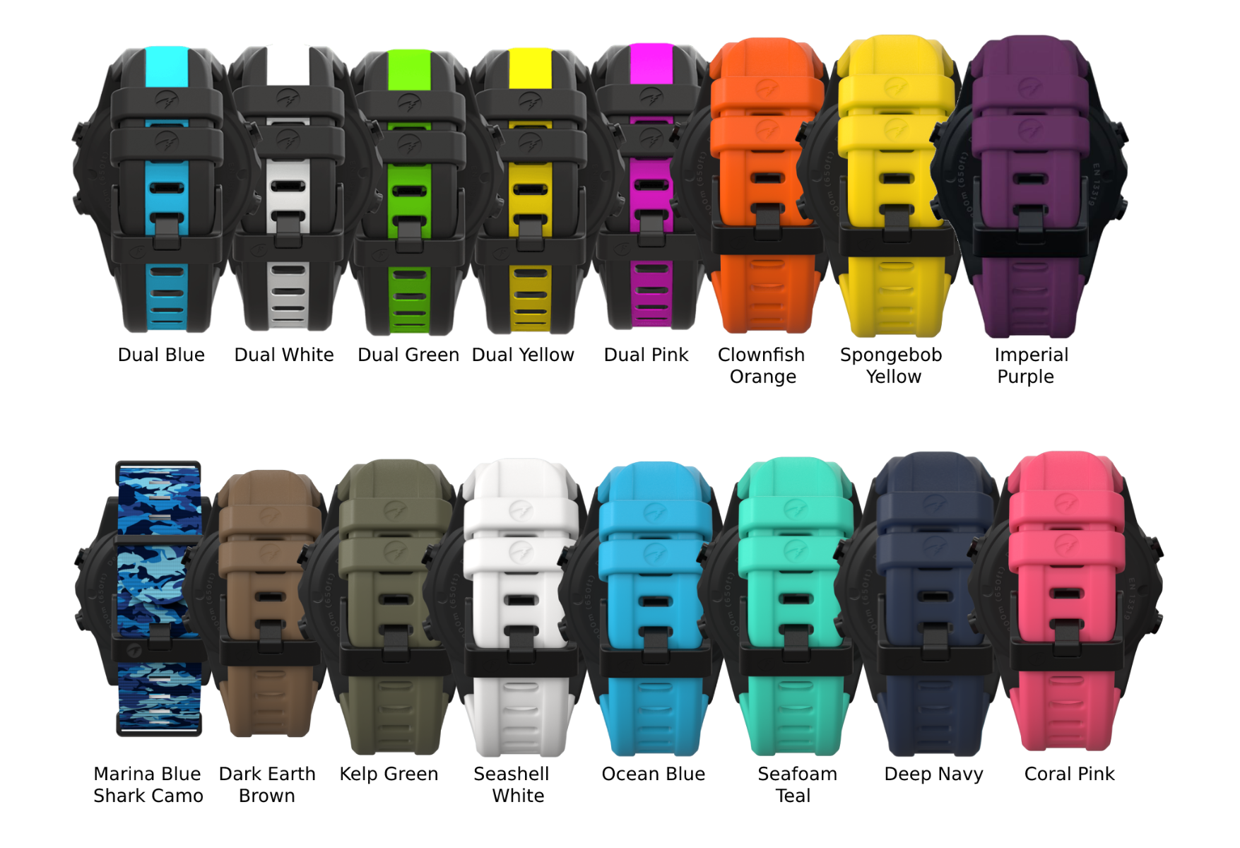 Color Straps for Teric Dive Computer (Coral Pink & Deep Navy, Closeout) Questions & Answers
