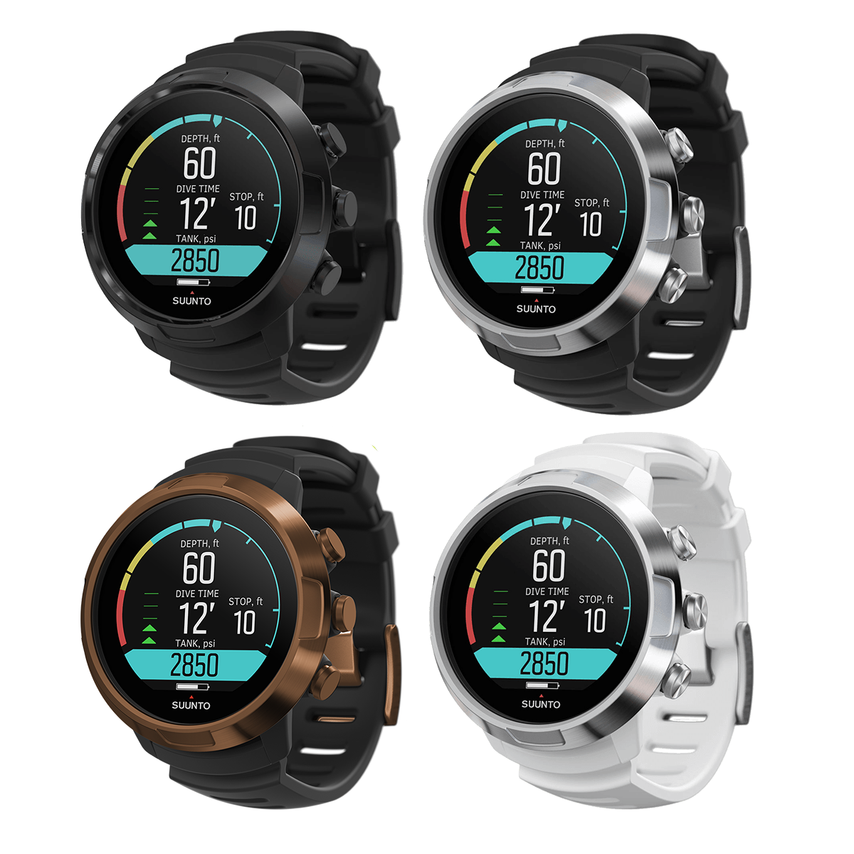 What is the manufacturers warranty on the Suunto D5 with transmitter