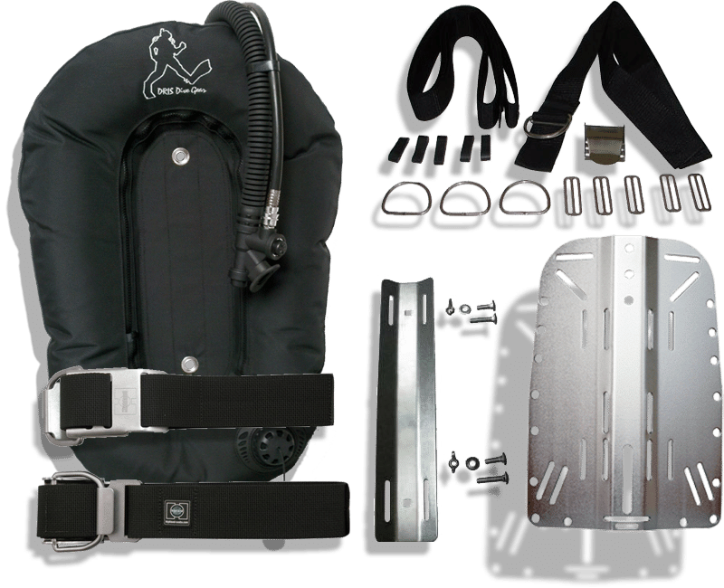 Can you tell me what the total weight of the BCD is with AL plate?