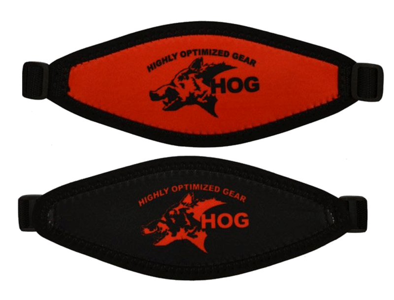 Does this neoprene mask strap work with the Hog tech diver mask AND ALSO the Hog frameless razorback mask?