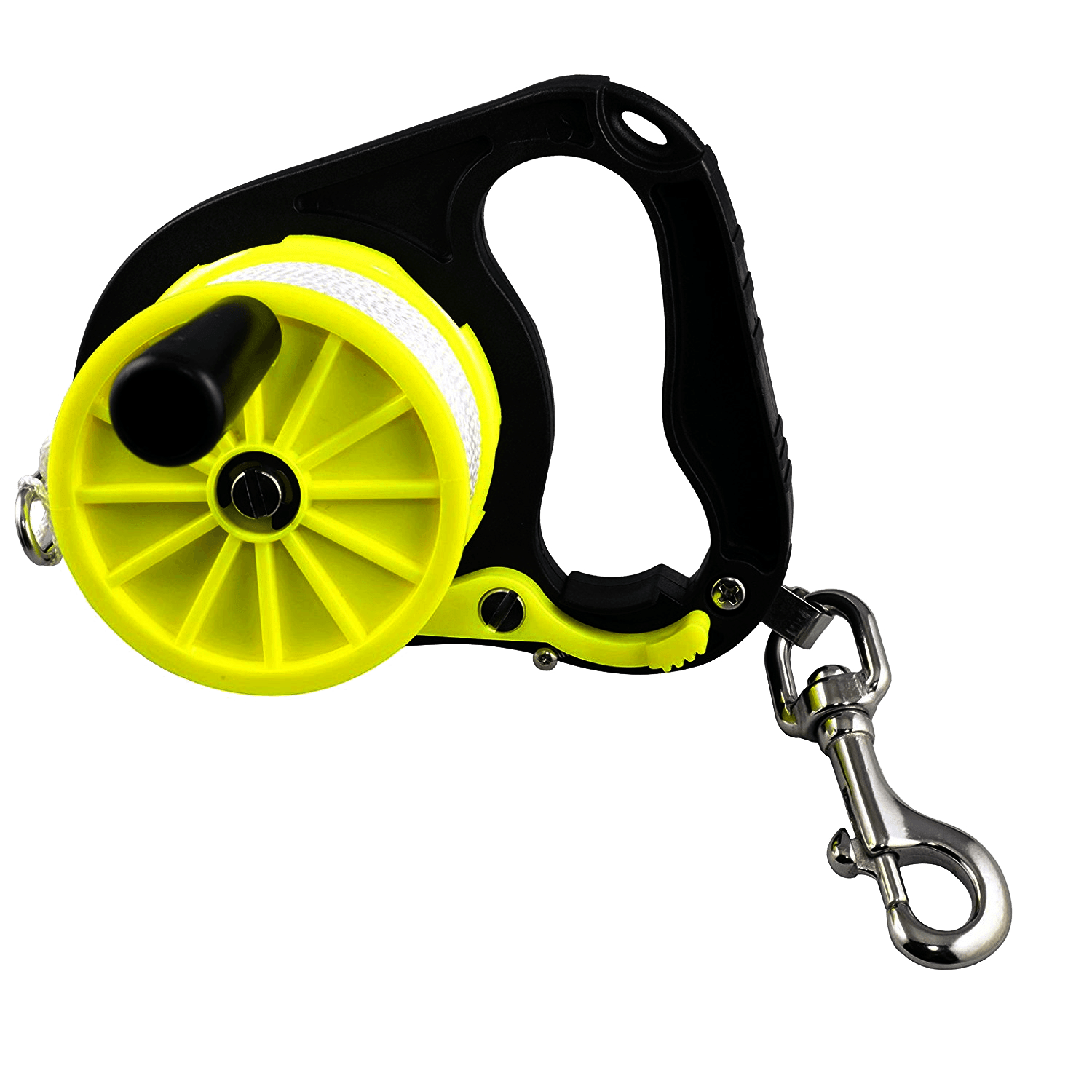 What is the strength of the line in the large reel?