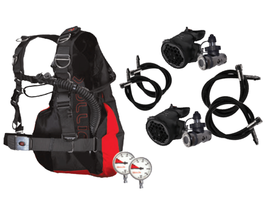 Does the Katana sidemount package have rigging included?