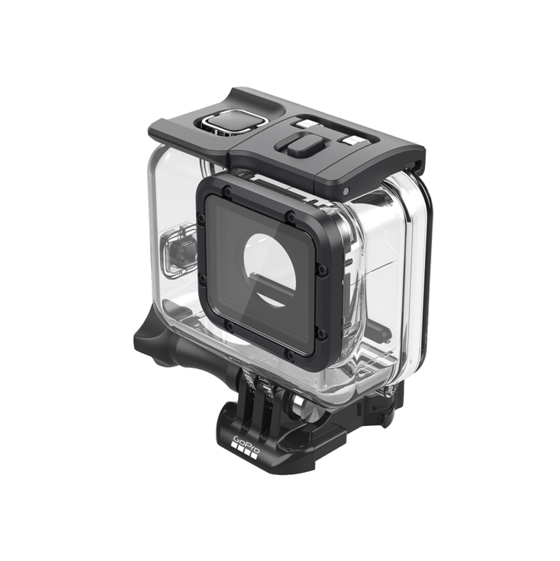 I want to use a red lens filter to correct the image for deep diving.  I notice that the literature states that the lens cap has to be removed before putting the Hero5 into the protective case.  Will I be able to use a lens filter with this case?